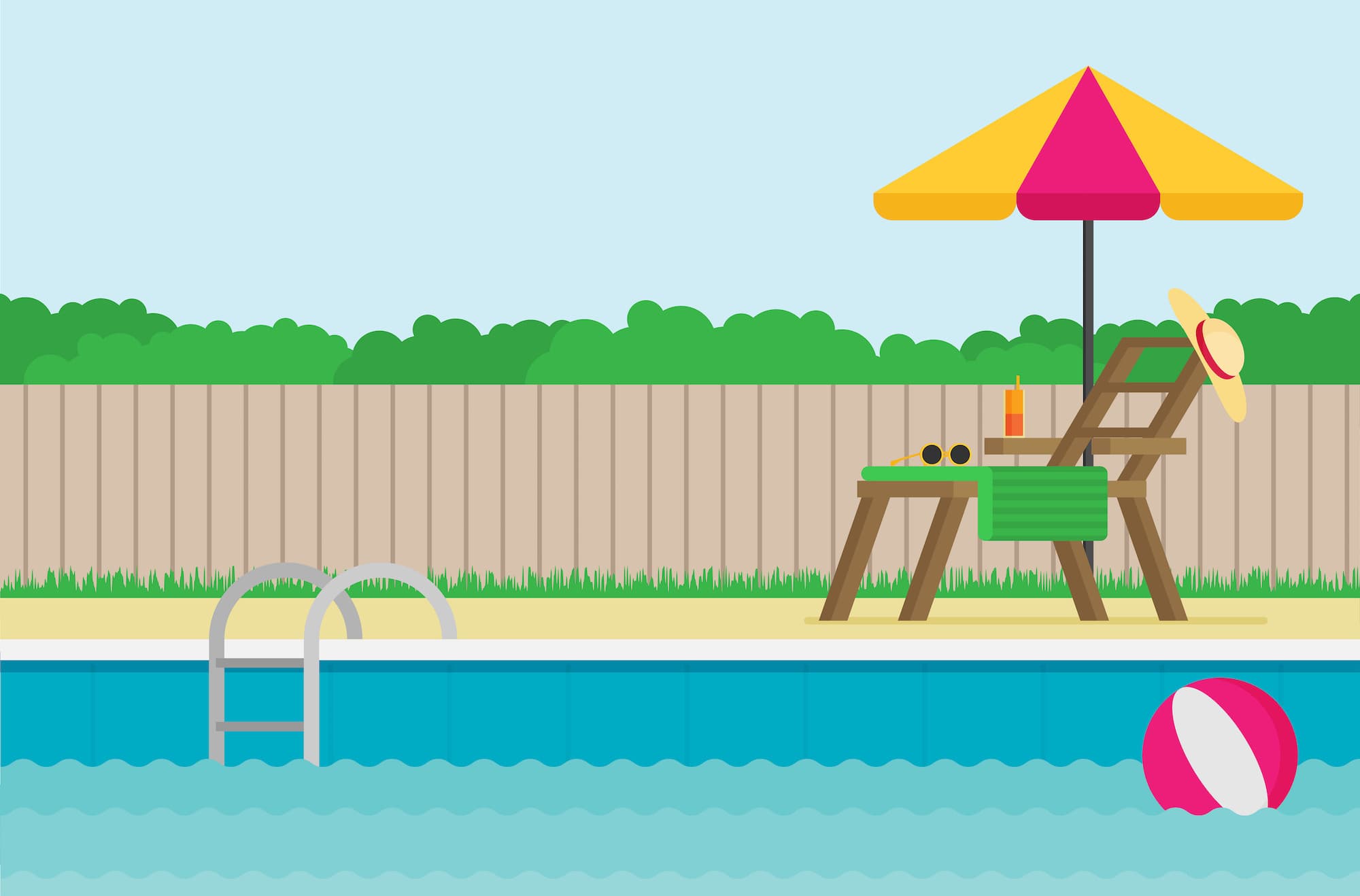 Private pool at home in Aurora Grove, York Region | the perfect location to bring a swim school to you